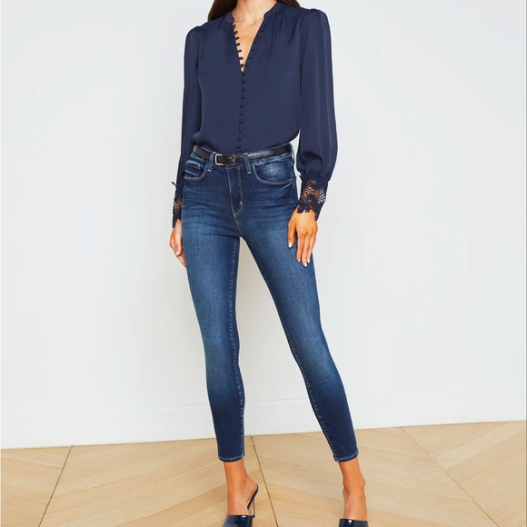 L’Agence Margot Skinny Jean in Columbia Wash size 26 - Picture 2 of 7